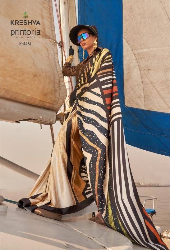 Kreshva printoria korean Designer Sarees in Delhi